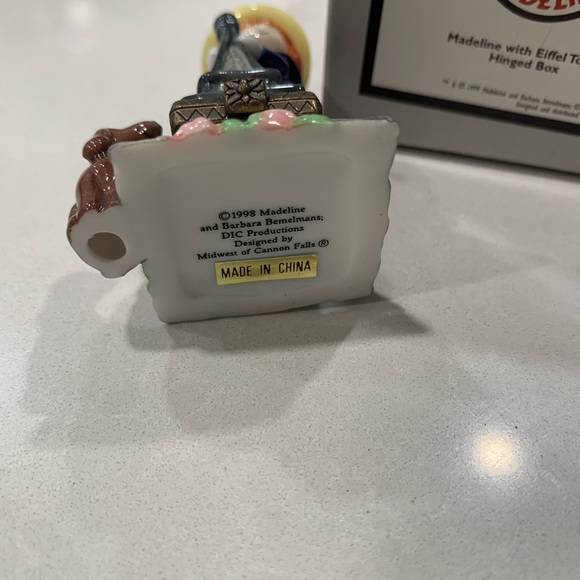 Madeline Collectible Hinged Box with Eiffel Tower - Midwest of Cannon Falls - Picture 2 of 3